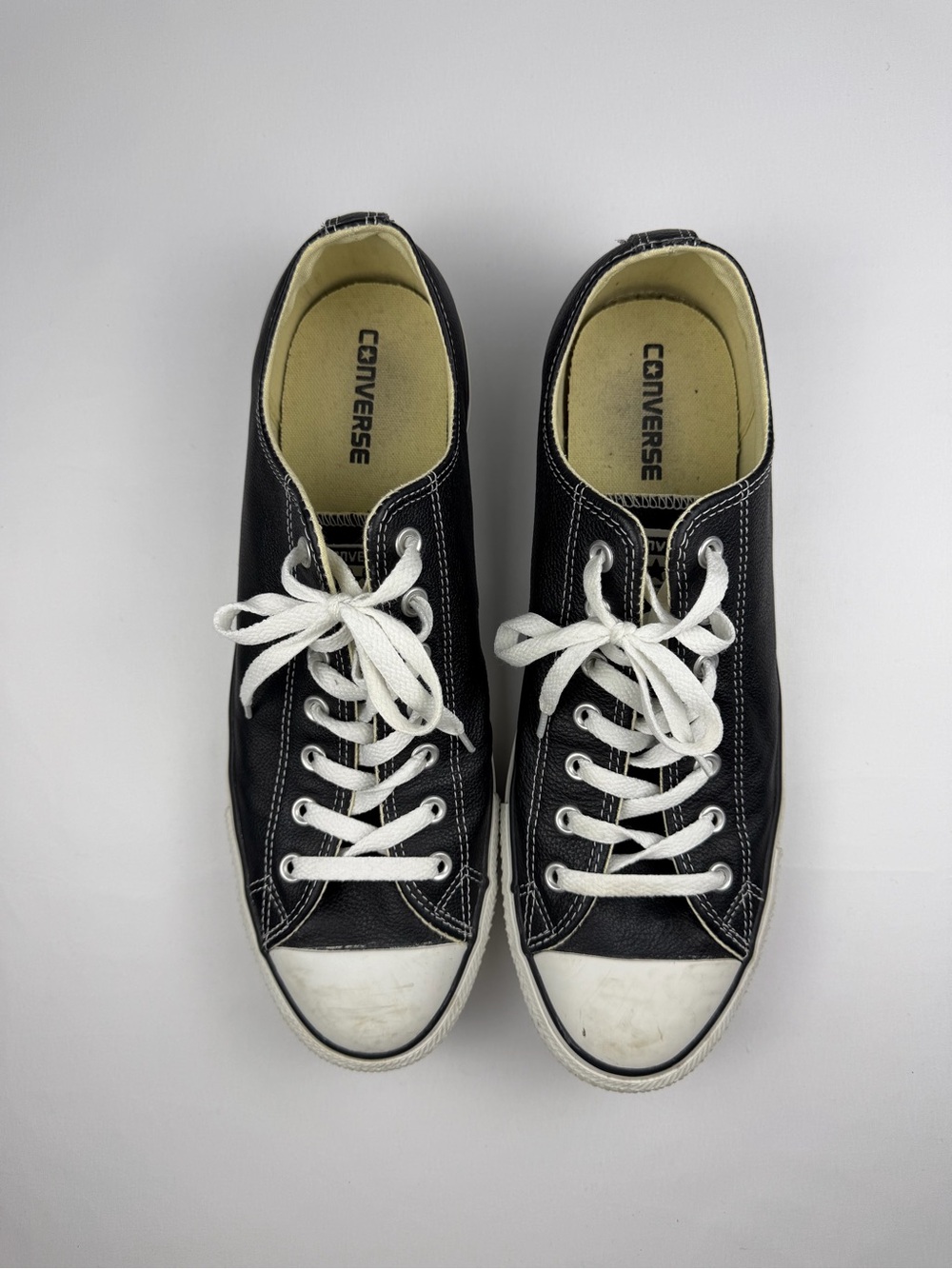 Converse Chuck Taylor Black Leather Sneakers